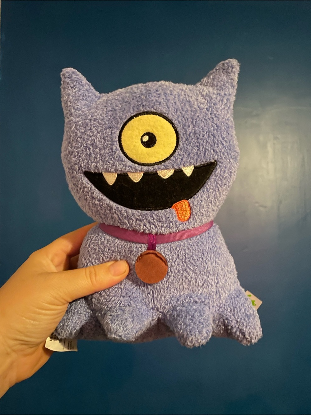 Ugly Doll Blue Ugly Dog 9" Plush Sounds & Talks